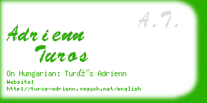 adrienn turos business card